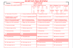 Form W 3 C Transmittal Of Corrected Wage And Tax Statements