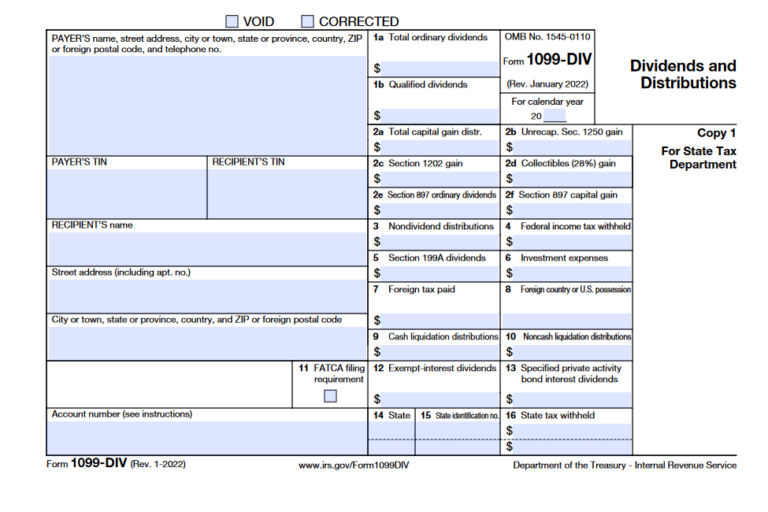 Form 1099-DIV: Dividends and Distributions - whatisform.com