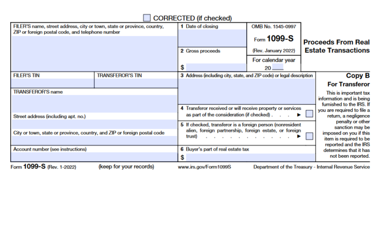 Form 1099-S