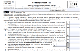 What is Schedule SE Form IRS: Guide to Self-Employment Tax